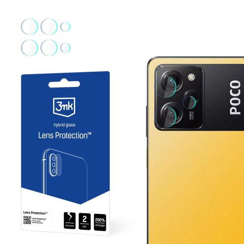 3mk Lens Protection™ hybrid camera glass for Poco X5 Pro 5G