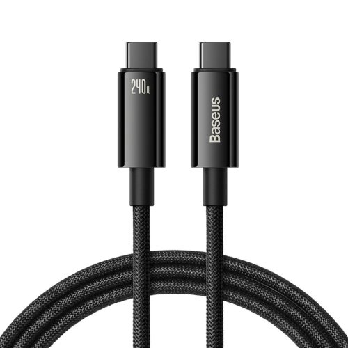 Baseus CAWJ040101 USB-C - USB-C cable 240W 480Mb/s 2m - black and gray