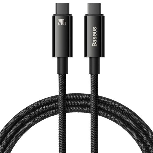 Baseus CAWJ040001 USB-C - USB-C cable 240W 480Mb/s 1m - black