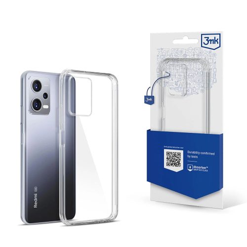 Case for Xiaomi Redmi Note 12 Pro+ silicone from the 3mk Clear Case series - transparent