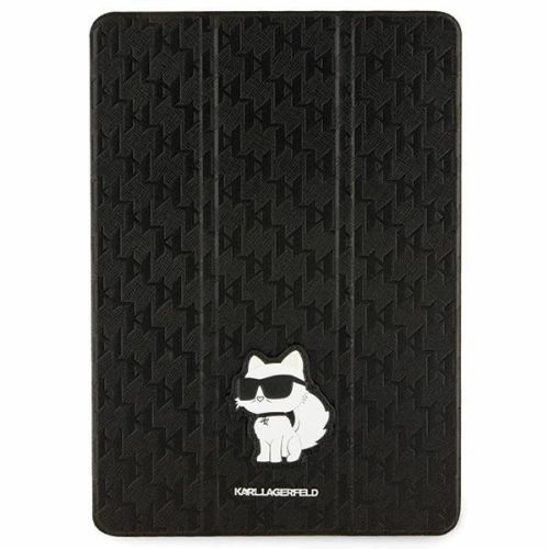 Karl Lagerfeld KLFC10SAKHPCK iPad 10.2" Folio Magnet Allover Cover black/black Saffiano Monogram Choupette