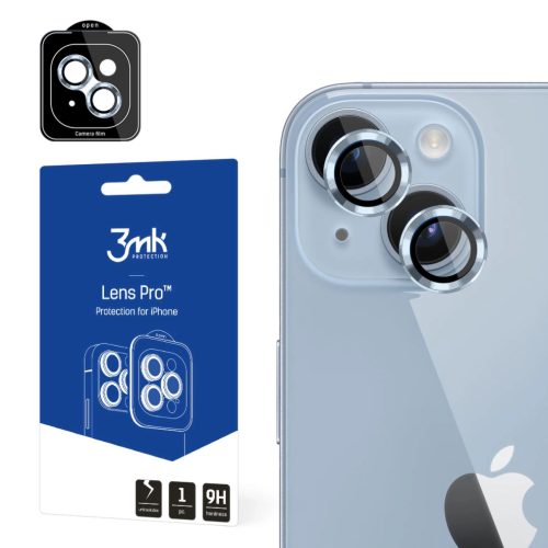 3mk Lens Protection Pro camera cover for iPhone 14 - blue