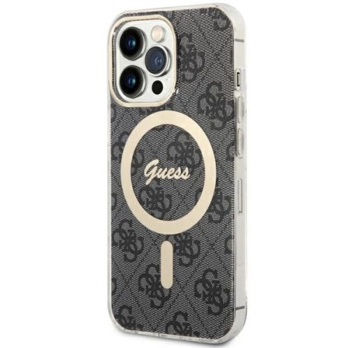 Guess GUHMP13LH4STK iPhone 13 Pro / 13 6.1" black/black hardcase 4G MagSafe