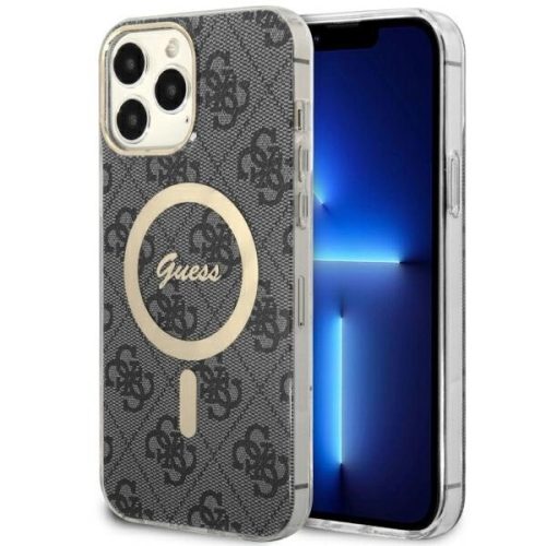 Guess GUHMP13XH4STK iPhone 13 Pro Max 6.7" black/black hardcase 4G MagSafe