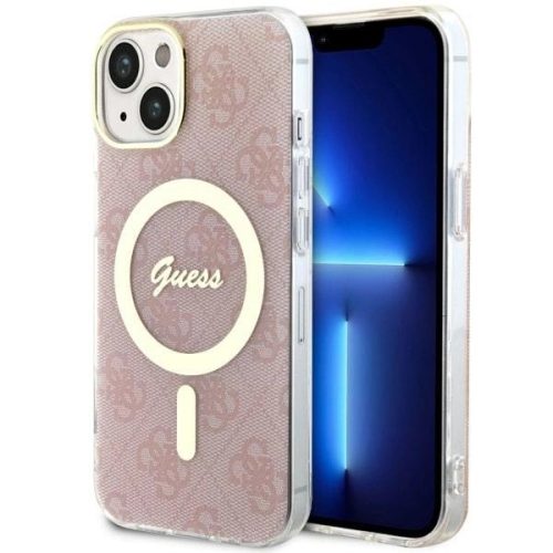 Guess 4G MagSafe case for iPhone 14 - pink