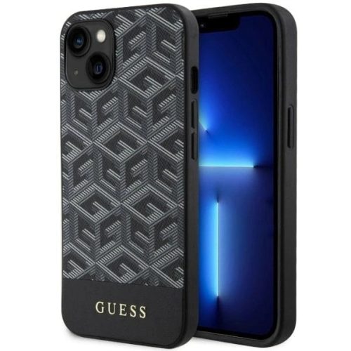 Guess GUHMP14SHGCFSEK iPhone 14 6.1" black/black hardcase GCube Stripes MagSafe