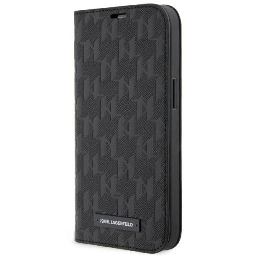 Karl Lagerfeld KLBKP14SSAKLHPK iPhone 14 6.1" bookcase black/black Saffiano Monogram