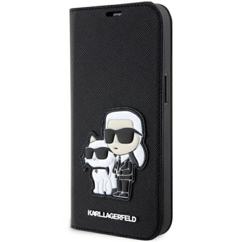 Karl Lagerfeld KLBKP14XSANKCPK iPhone 14 Pro Max 6.7" bookcase black/black Saffiano Karl & Choupette