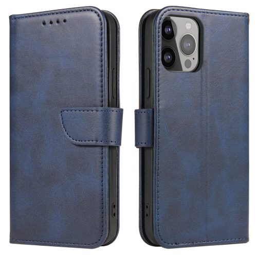 Wallet Case with Stand for iPhone 15 Pro Magnet Case - Blue