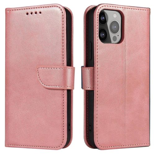 Wallet Case with Stand for iPhone 15 Magnet Case - Pink