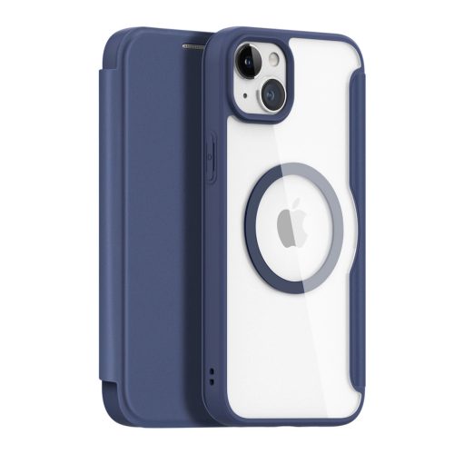 Dux Ducis Skin X Pro Magnetic Flip MagSafe Case iPhone 15 Plus - Blue