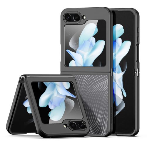 Samsung Galaxy Z Flip5 5G Armored Case Compatible with MagSafe Dux Ducis Aimo Mag - Black