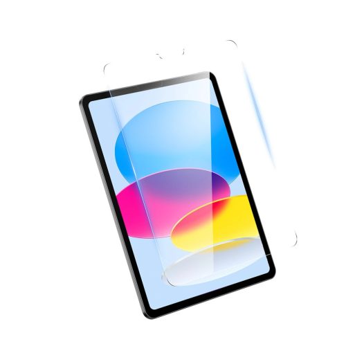 Baseus Crystal tempered glass for iPad 10 10.9'' 2022 + mounting kit - transparent