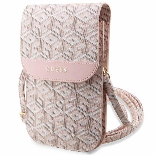 Guess Handbag GUWBHGCFSEP pink/pink GCube Stripe