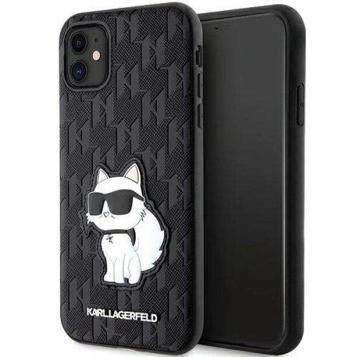 Karl Lagerfeld KLHCN61SAKHPCK iPhone 11 / Xr 6.1" black/black Saffiano Monogram Choupette