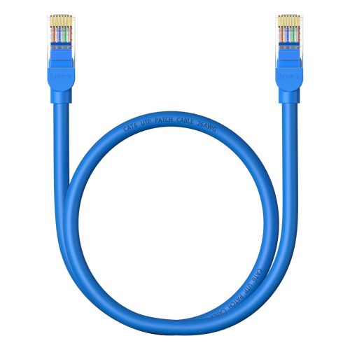 Baseus High Speed ​​Cat 6 RJ-45 Ethernet cable 1000Mb/s 0.5m round - blue