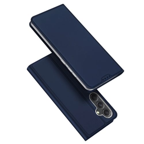 Wallet case with stand for Samsung Galaxy S23 FE Dux Ducis Skin Pro - blue