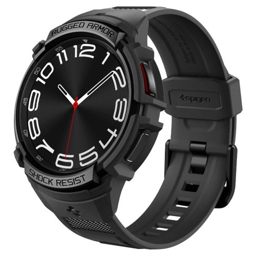 Spigen RUGGED ARMOR "PRO" GALAXY Watch 6 CLASSIC (43 MM) BLACK