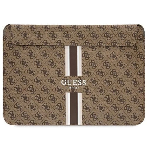 Guess case GUCS16P4RPSW 16" brown/brown 4G Printed Stripes