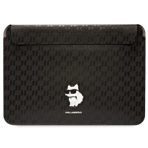 Karl Lagerfeld Sleeve KLCS16SAKHPCK 16" case - black Saffiano Monogram Choupette