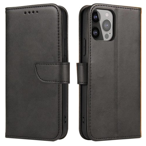 Magnet Case with flap and wallet for Realme 11 - black