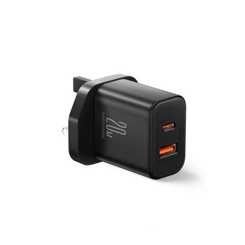 UK Joyroom FlashSeries JR-TCF05 20W USB-A USB-C Charger - Black