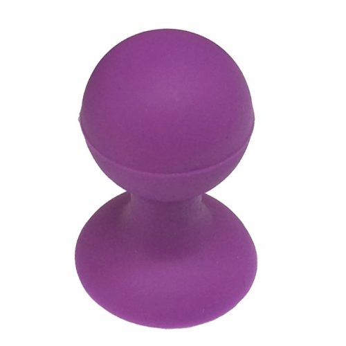 Phone holder with a round head - purple