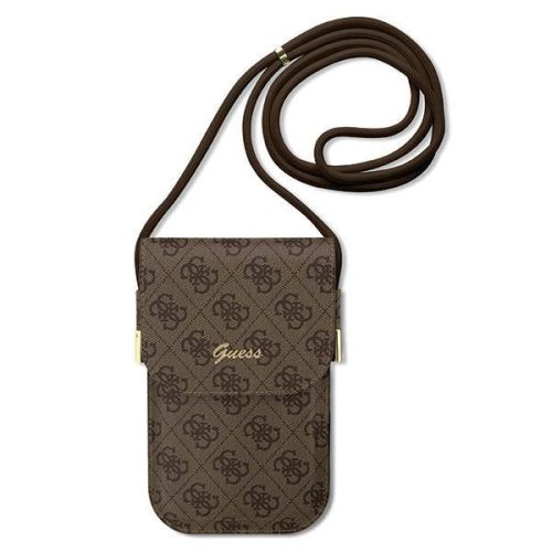 Guess 4G Metal Script Logo handbag - brown