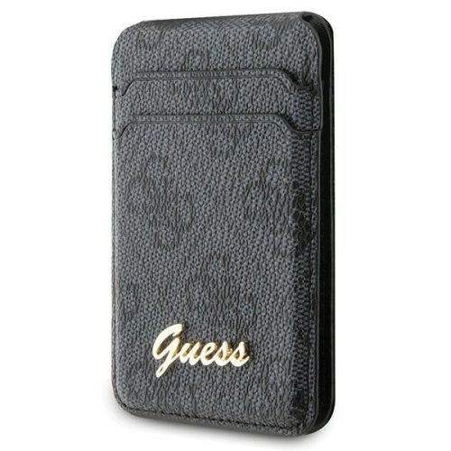 Guess Wallet Card Slot Stand GUWMSHG4SHK case - black MagSafe 4G Classic Logo