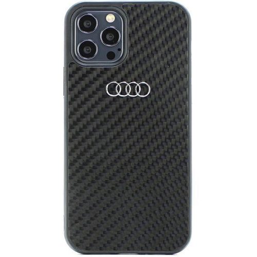 Audi Carbon Fiber iPhone 12/12 Pro 6.1" black/black hardcase AU-TPUPCIP12P-R8/D2-BK