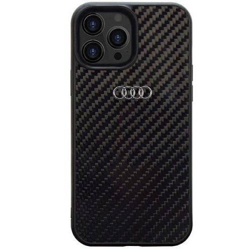 Audi Carbon Fiber iPhone 13 Pro / 13 6.1" black/black hardcase AU-TPUPCIP13P-R8/D2-BK