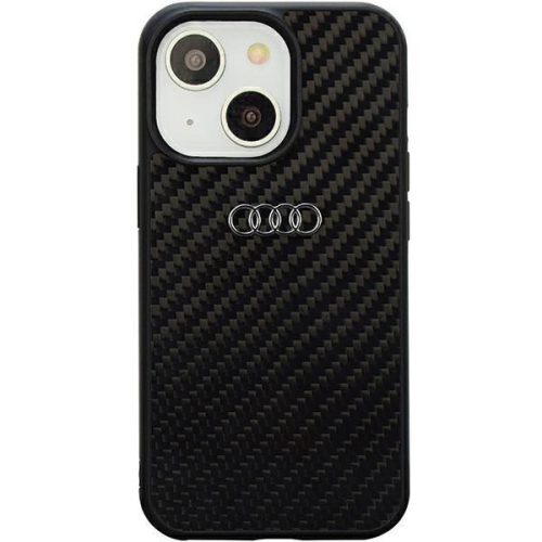 Audi Carbon Fiber iPhone 14 6.1" black/black hardcase AU-TPUPPCIP14-R8/D2-BK