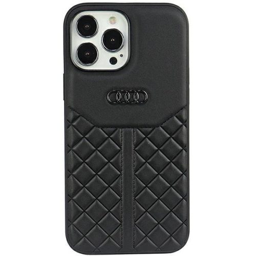 Audi Genuine Leather iPhone 13 Pro / 13 6.1" black/black hardcase AU-TPUPCIP13P-Q8/D1-BK