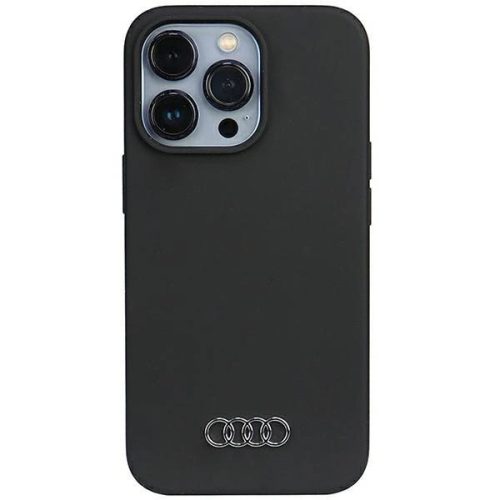 Audi Silicone Case iPhone 13 Pro / 13 6.1" black/black hardcase AU-LSRIP13P-Q3/D1-BK