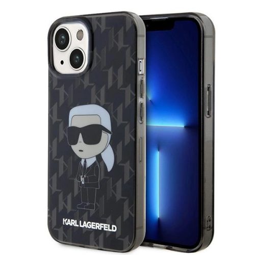 Karl Lagerfeld Monogram Ikonik case for iPhone 15 - transparent