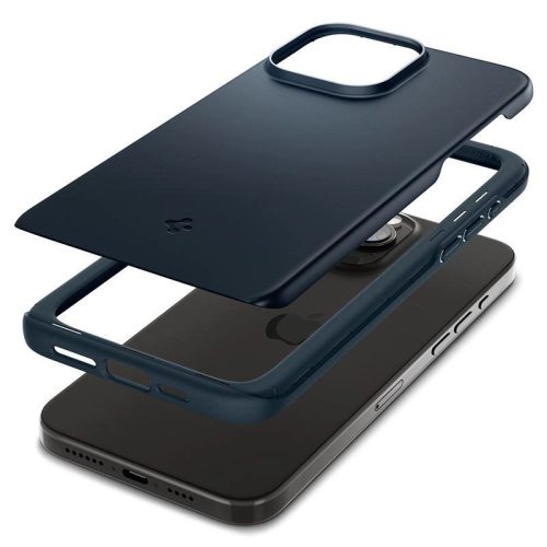 Spigen Thin Fit, metal slate - iPhone 15 Pro Max