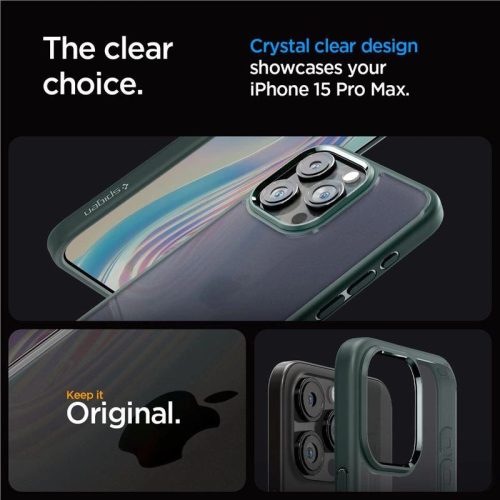 Spigen Ultra Hybrid, frost green - iPhone 15 Pro Max