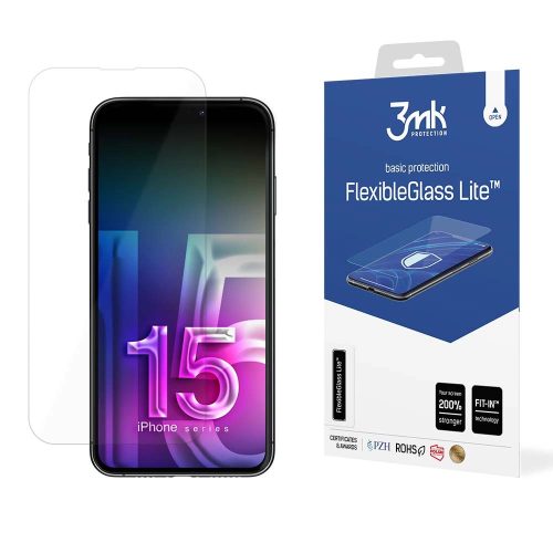 Apple iPhone 15 Plus - 3mk FlexibleGlass Lite™