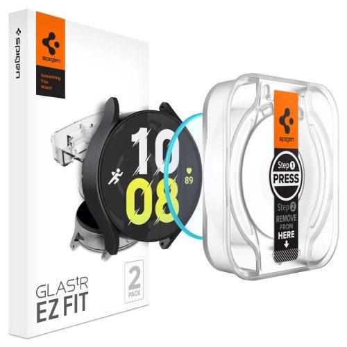 TEMPERED GLASS Spigen GLAS.TR "EZ-FIT" 2-PACK GALAXY Watch 6 (44 MM) CLEAR