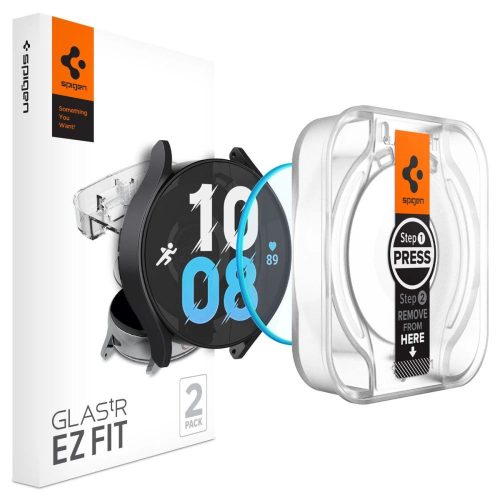 TEMPERED GLASS Spigen GLAS.TR "EZ-FIT" 2-PACK GALAXY Watch 6 (40 MM) CLEAR