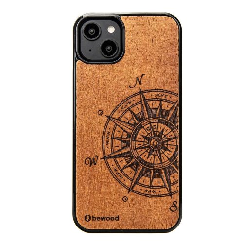 Bewood Traveler Merbau wooden case for iPhone 15 Plus