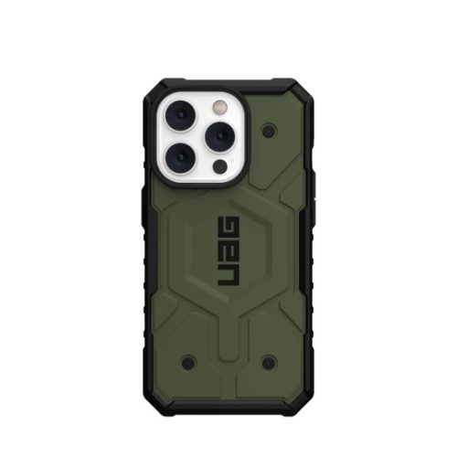 UAG Pathfinder - protective case for iPhone 14 Pro Max compatible with MagSafe (olive)