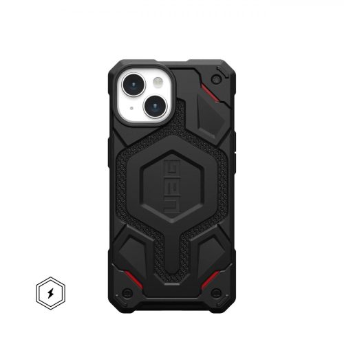 UAG Monarch Pro - protective case for iPhone 15 compatible with MagSafe (kevlar black)