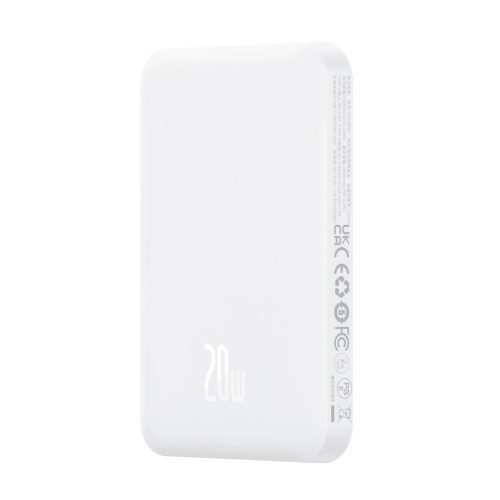 Baseus mini power bank 5000mAh 20W + USB-C cable (20V/3A) - white