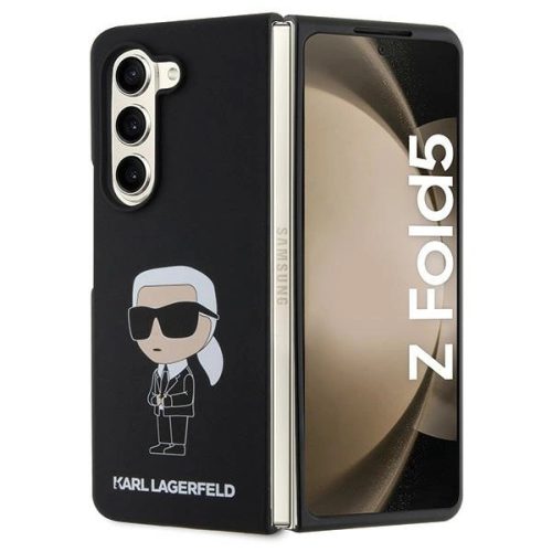 Karl Lagerfeld KLHCZFD5SNIKBCK Z Fold5 hardcase black/black Silicone Ikonik