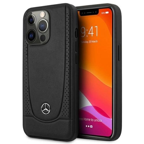 Mercedes MEHCP15XARMBK iPhone 15 Pro Max 6.7" black/black hardcase Leather Urban