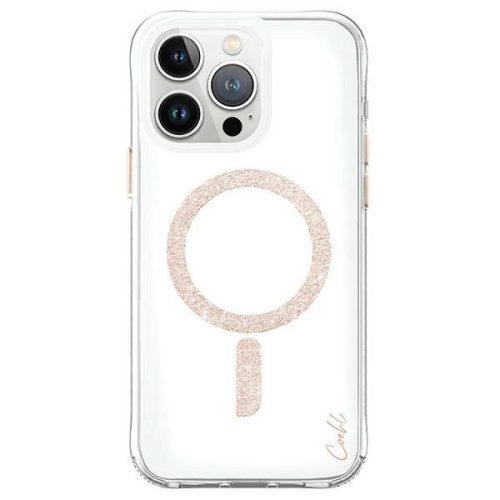 Uniq case Coehl Glace iPhone 15 Pro Max 6.7" Magnetic Charging pink-gold/rose gold