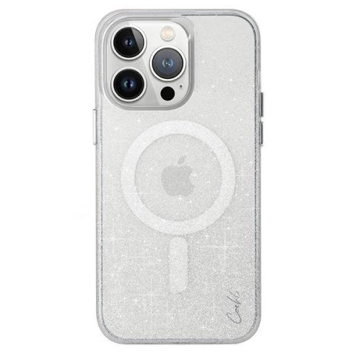 Uniq case Coehl Lumino iPhone 15 Pro Max 6.7" Magnetic Charging silver/sparkling silver