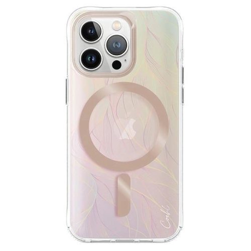 Uniq case Coehl Willow iPhone 15 Pro 6.1" Magnetic Charging opal/iridescent