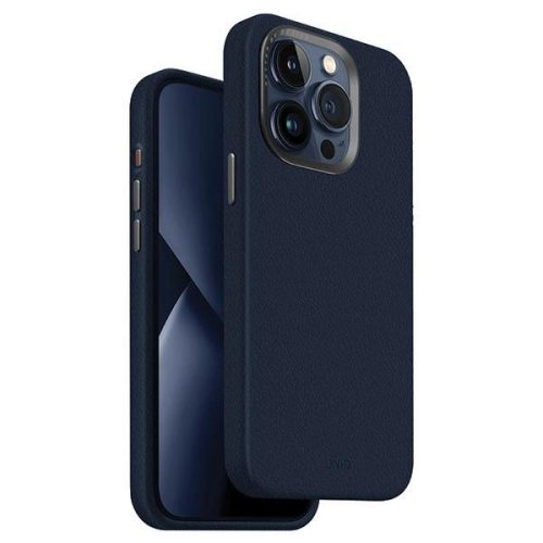 Uniq Lyden iPhone 15 Pro 6.1" case Magclick Charging navy blue/navy blue